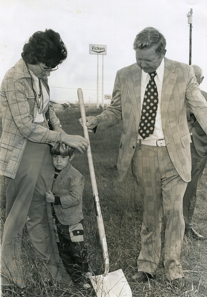 <p>Submitted</p><p>Bob and Marjorie Schulte, with their young son, Doug, broke ground for their new store at 1904 Southwest Blvd. When Schulte’s IGA Foodliner opened in September 1976, it was the largest grocery store in Jefferson City. In 1997, they switched warehouse affiliations, and the store was renamed Schulte’s Fresh Foods.</p>