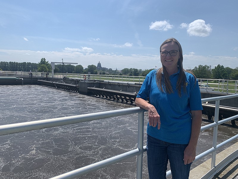 <p>Emily Cole/News Tribune</p><p>Clara Haenchen has been the wastewater treatment plant manager for Jefferson City since 2016.</p>
