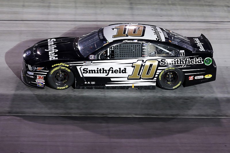 Aric Almirola drives during last month's NASCAR All-Star race at Bristol Motor Speedway in Bristol, Tenn.