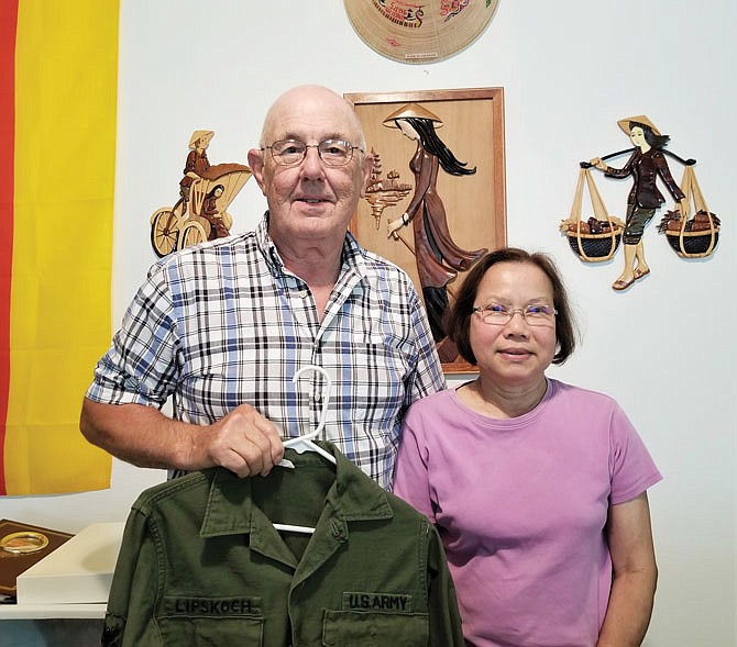 While serving with the U.S. Army in South Vietnam in 1967, William Lipskoch met Rita Bui, who was a local Vietnamese villager working on the base. The two were married in Vietnam in a ceremony performed by a U.S. Army chaplain.