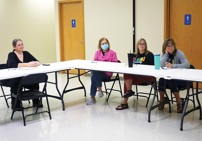 The Callaway County Health Department's contact tracing team has been stretched thin by the ongoing rise in COVID-19 cases, according to director Sharon Lynch, left, and nurses Nancy Russe, Megan Whelan and Stephanie Woods. The CCHD is hoping to train additional contact tracers soon.