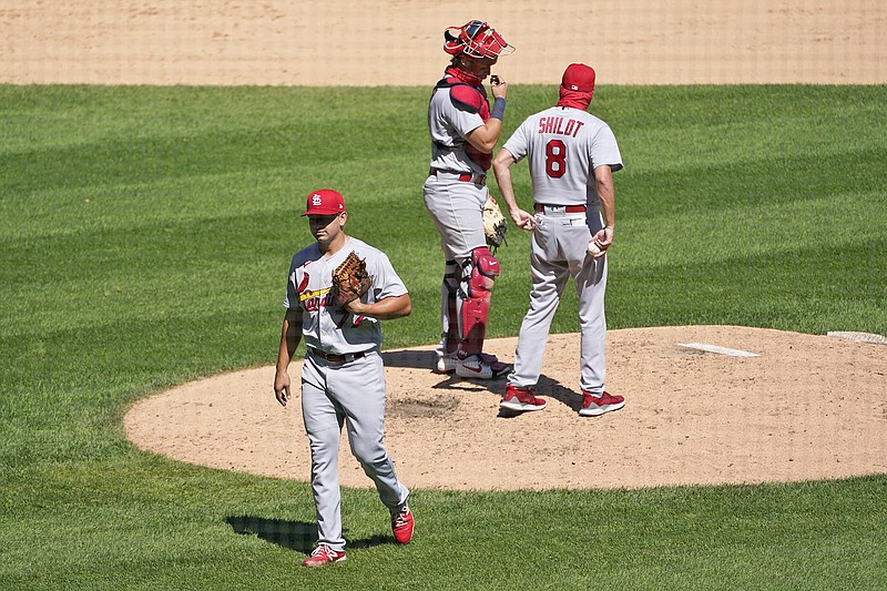 Cardinals hit four straight home runs