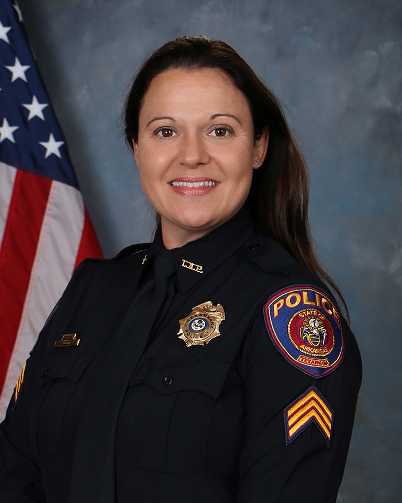 Sgt. Kristi Bennett will become interim police chief for Texarkana Arkansas Police Department upon the retirement of longtime Police Chief Bob Harrison 