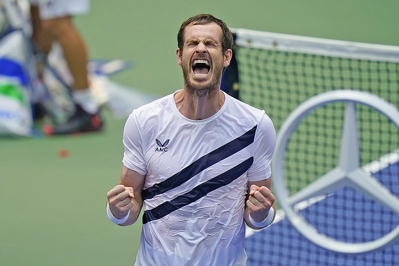 With pros in the stands, Murray saves match point at U.S. Open