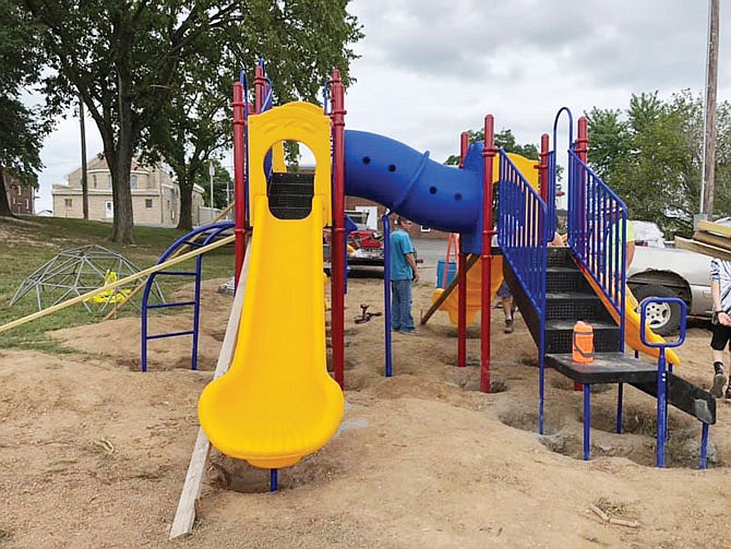 A $17,000 grant was awarded to Our Lady of the Snows Catholic School in Marys Home from the Miller County Health Department to purchase playground equipment.
