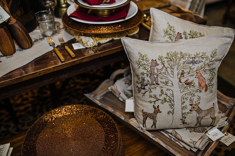 Pillows and tea towels add a bit of whimsy without taking away from the overall vision. (Handout/TNS) 