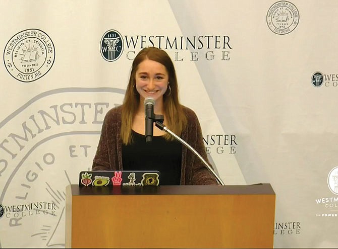 Westminster College student Colette Faiella discusses her experiences excavating triceratops fossils this summer.