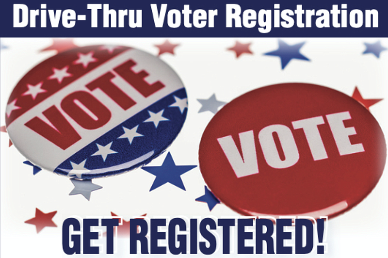 Voter Registration Drive-Thru