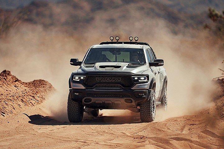 The 2021 Ram 1500 TRX is shown. Photo courtesy of FCA
