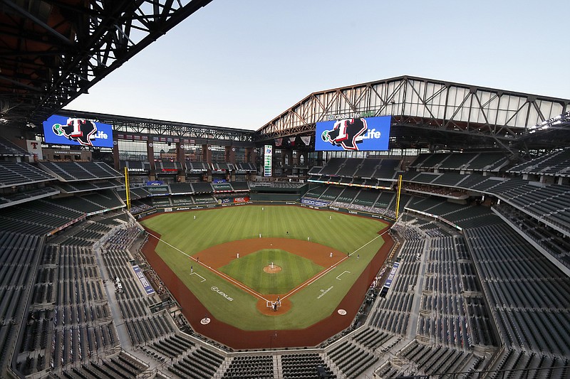 World Series at Arlington, first time at one site since 1944