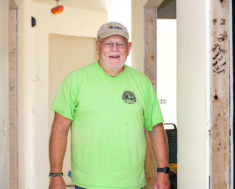 Julie Smith/News Tribune
Kyle Kittrell has volunteered with River City Habitat for Humanity for years and really hit the ground running after the May 2019 tornado, leading efforts in the Road to Recovery homes.