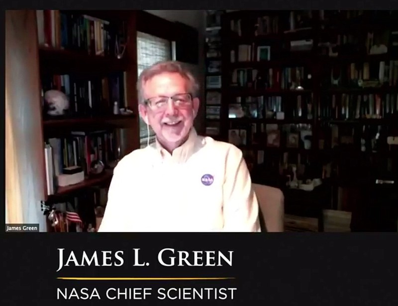 <p>Screenshot</p><p>Dr. James Green, chief scientist at NASA, shared about the ongoing search for extraterrestrial life — and why a recent discovery on Venus has many scientists excited.</p>
