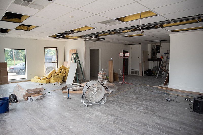 The future front lobby at Vessel Church, located at 720 and 722 Pine St. in Texarkana.