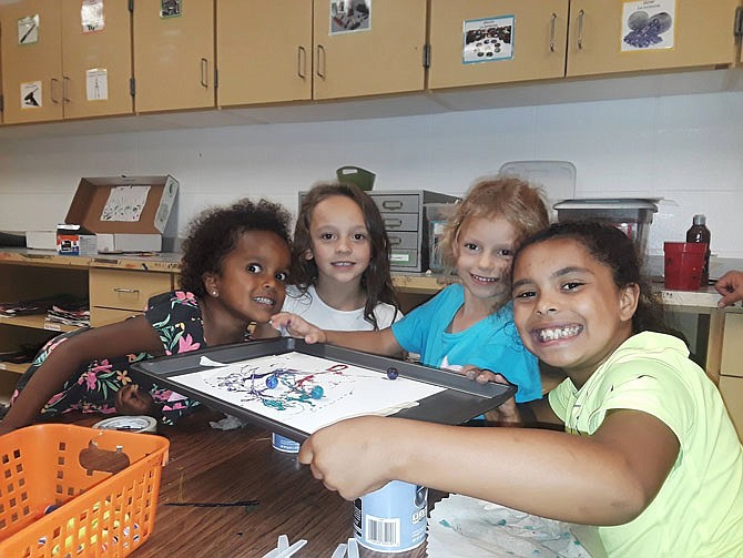 Students enjoy after-school activities at Hatton-McCredie Elementary School in February.