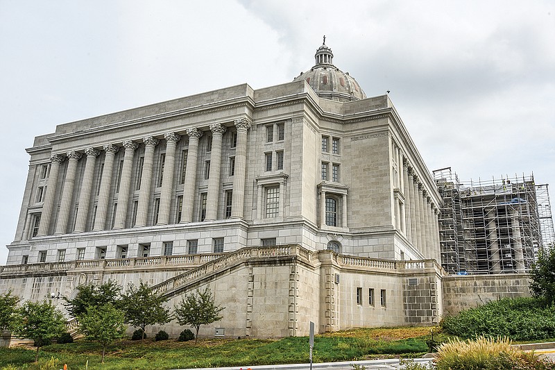 Although scaffolding remains around the south portico of the Capitol, much of it has been taken down as has sections of fence that enclosed portions of the north side. Beginning Monday, the visitor entrance will be temporarily moved to the west side.