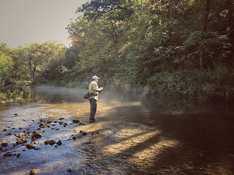 Early October is the time to fish the Driftless Region of Wisconsin.