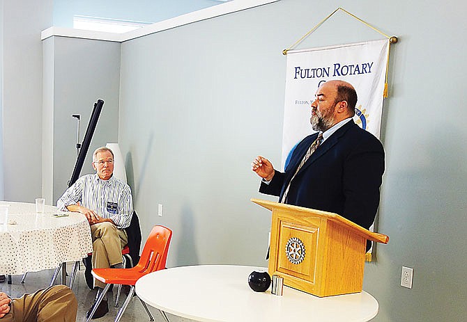 FILE: Callaway County Prosecuting Attorney Chris Wilson last spoke to the Fulton Rotary Club about a high-profile local criminal case in 2019. This week he returned, virtually, to talk about the case of Carl DeBrodie, a local disabled man whose death was concealed by people tasked with caring for him.