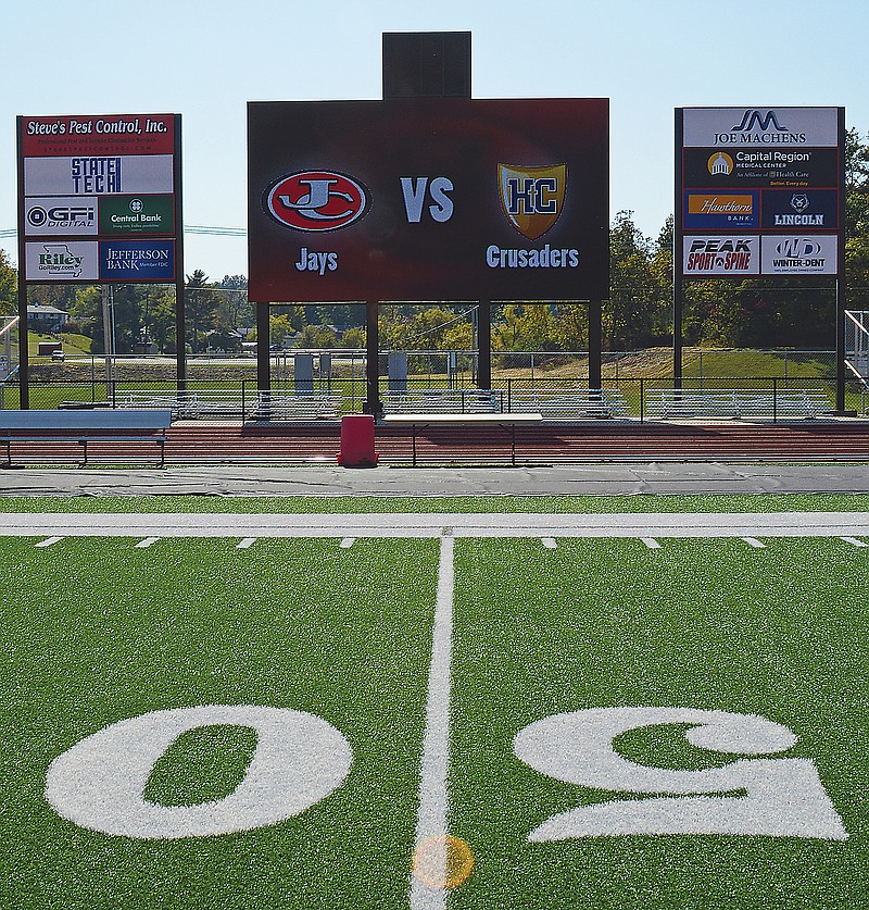 Adkins Stadium will host the first Jefferson City-Helias football game tonight.