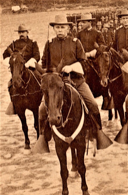 Col. Charles Peery Gross is pictured in the summer of 1898 while commanding the 3rd Missouri Volunteer Infantry at Camp Algers, Virginia.