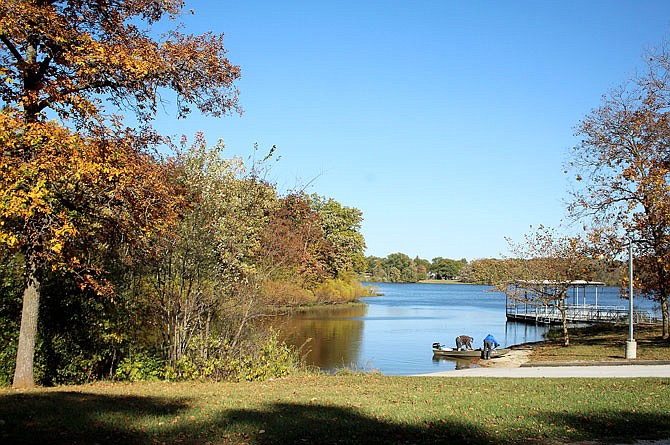 Little Dixie Lake was made with the damming of Owl Creek.