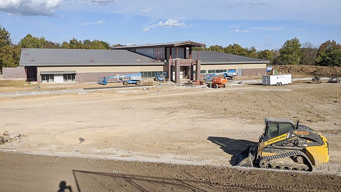 The exterior of Fulton's new recreation center — tentatively named Legends Rec Plex — is almost entirely complete. It's set to open in spring of 2021.