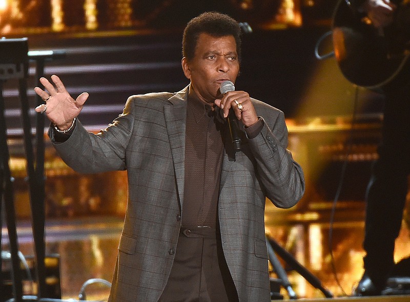 Charley Pride performs "Kiss An Angel Good Morning" at the 50th annual CMA Awards in Nashville, Tenn. on Nov. 3, 2016. Pride will get a lifetime achievement award at the CMA Awards in November.  (Photo by Charles Sykes/Invision/AP, File)