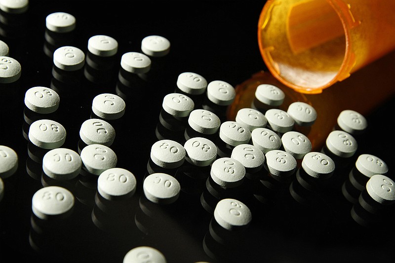 OxyContin, in 80 mg pills, in a 2013 file image. (Liz O. Baylen/Los Angeles Times/TNS)