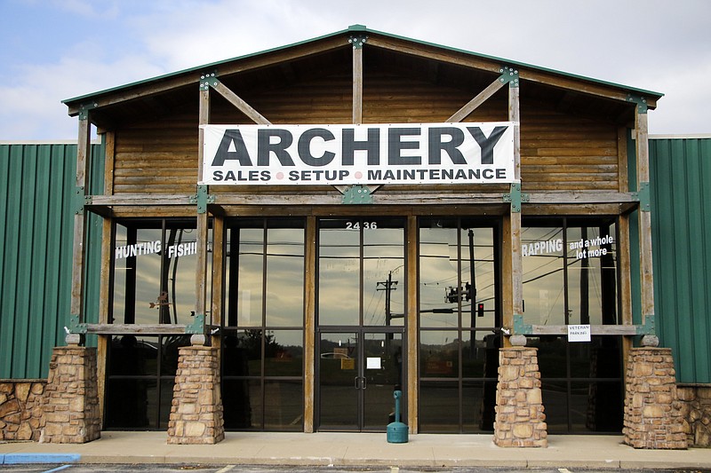 Liv Paggiarino/News Tribune

Missouri Valley Archery & Outdoors, shown here on Thursday, is permanently closed, according to its Facebook page. The store will continue keeping its website open until inventory is gone, and will no longer be taking any bow, crossbow or arrows for maintenance.