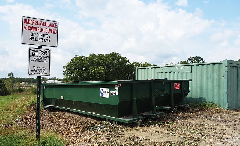 At the previous Fulton City Council meeting, council members voted to move yard waste bins from a fire station to the city's warehouse in hopes of decreasing improper use. The move likely won't happen until next year, Fulton Director of Administration Bill Johnson said.