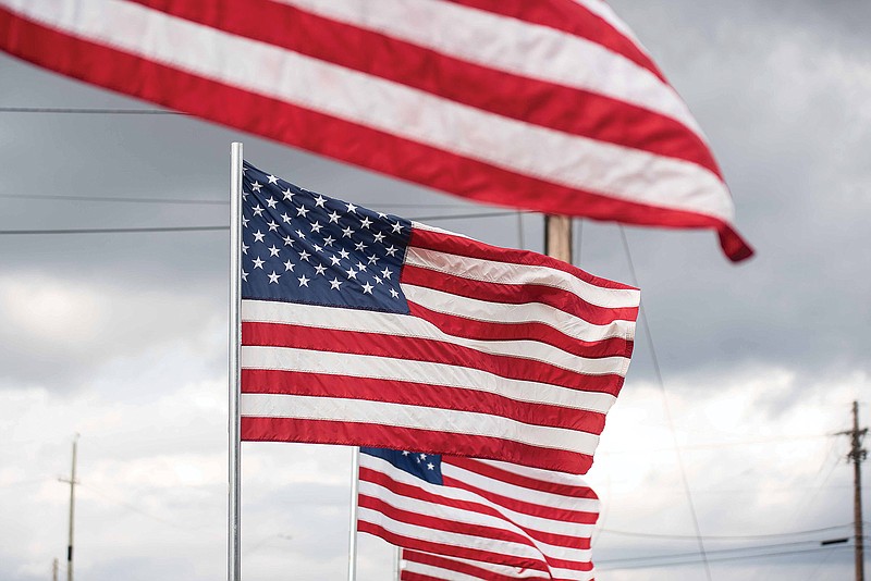 The Rotary Clubs of Texarkana put out flags at several national holidays each year, one being Veterans Day. The Joint Flag Project benefits area Rotary charities, taking contributions once a year in exchange for putting the desired number of American flags in front of homes and businesses. 