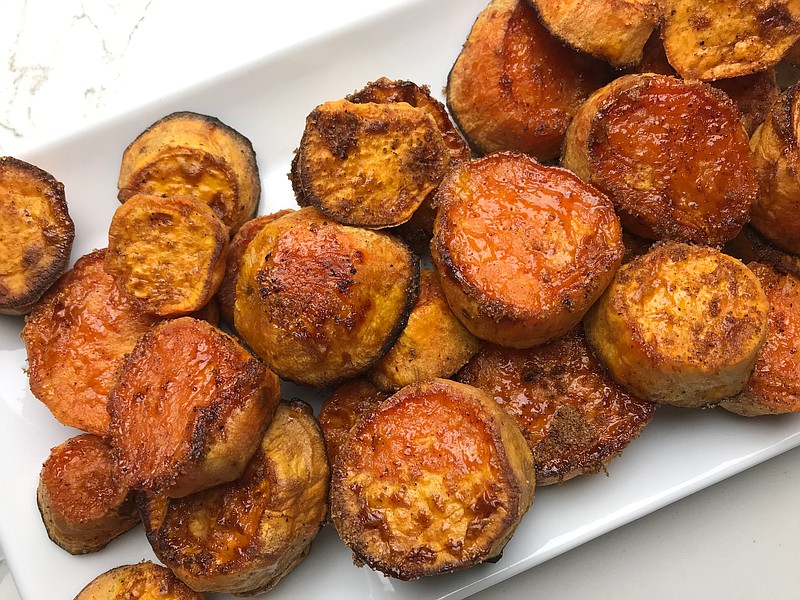 Roasted Sweet Potatoes With Spiced Brown Sugar (Arkansas Democrat-Gazette/Kelly Brant)