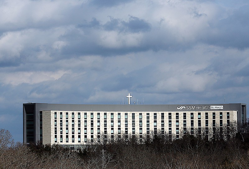 The exterior of St. Mary's Hospital in Jefferson City is seen Nov. 10, 2020, from Missouri 179.