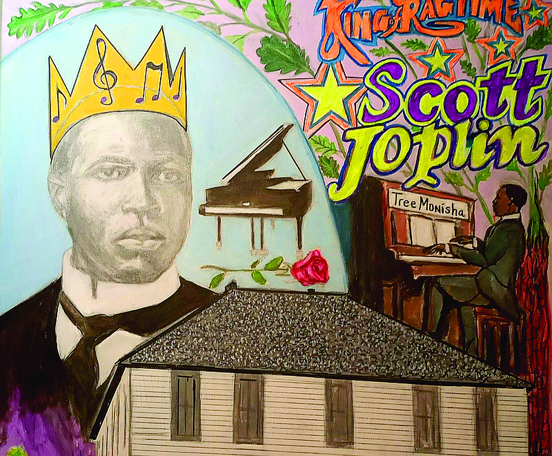 To celebrate Scott Joplin's 152nd birthday, the Regional Music Heritage Center and Scott Joplin Support Group will hold an exhibit and silent auction featuring a new painting of the composer done by artist F. M. Fort Jr.
