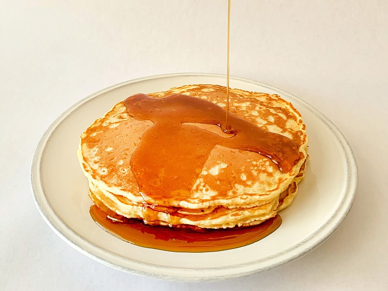 Fluffy and hot all at the same time, diner-style pancakes are the best breakfast for two. (Ben Mims/ Los Angeles Times/TNS)