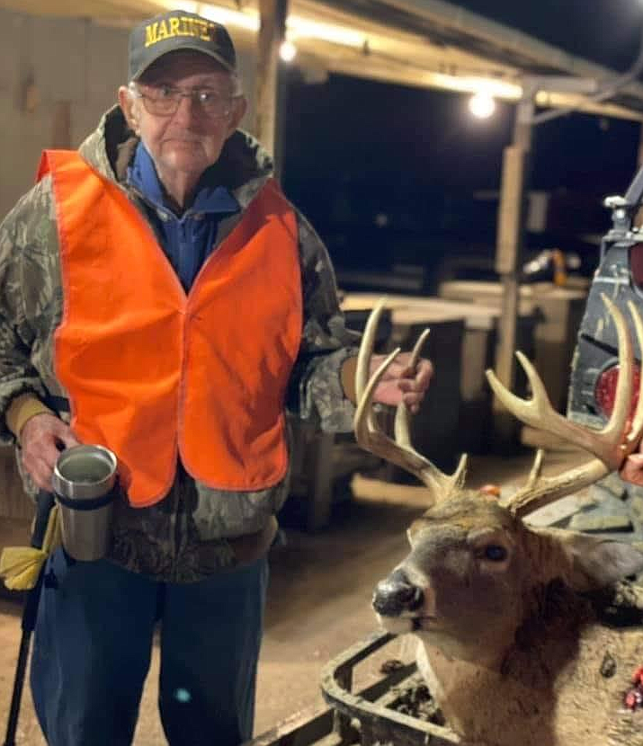 Among successful deer hunters during the November 2020 firearms portion was Robert McGrath, 97, who took a nine-point buck on private land. He is from the Millersburg area and lives in Columbia with his son.