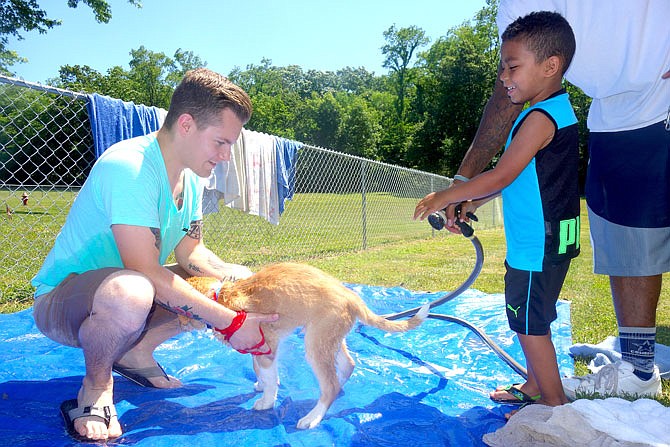 Though the Callaway County Humane Society will be focusing on its non-rescue programs beginning in 2021, they'll still host fan-favorite fundraisers like the annual dog wash, shown above.