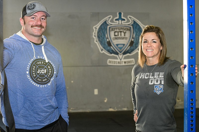 Julie Smith/News Tribune
Jake and Maria Holee, shown here, will soon be moving their business, Jefferson City CrossFit to a new location just off of Heisinger Road.