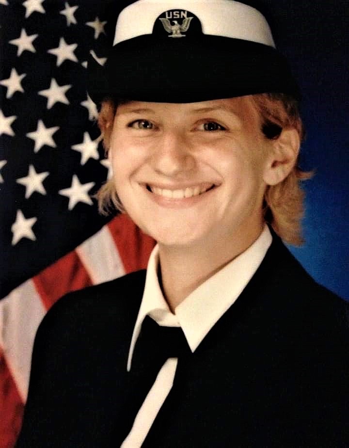 <p>Courtesy of Buffy Lin Levasseur</p><p>Buffy Lin Levasseur is pictured in basic training with the U.S. Navy in Florida in 1988, prior to her assignment to the USS Yosemite.</p>