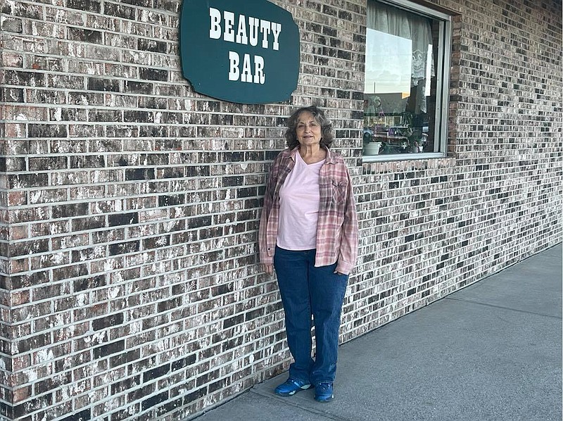 <p>Democrat photo/Paula Tredway</p><p>Sally Vogel, of the Beauty Bar, will be retiring Dec. 31 after 50 years of cutting hair to start the next chapter of her life.</p>