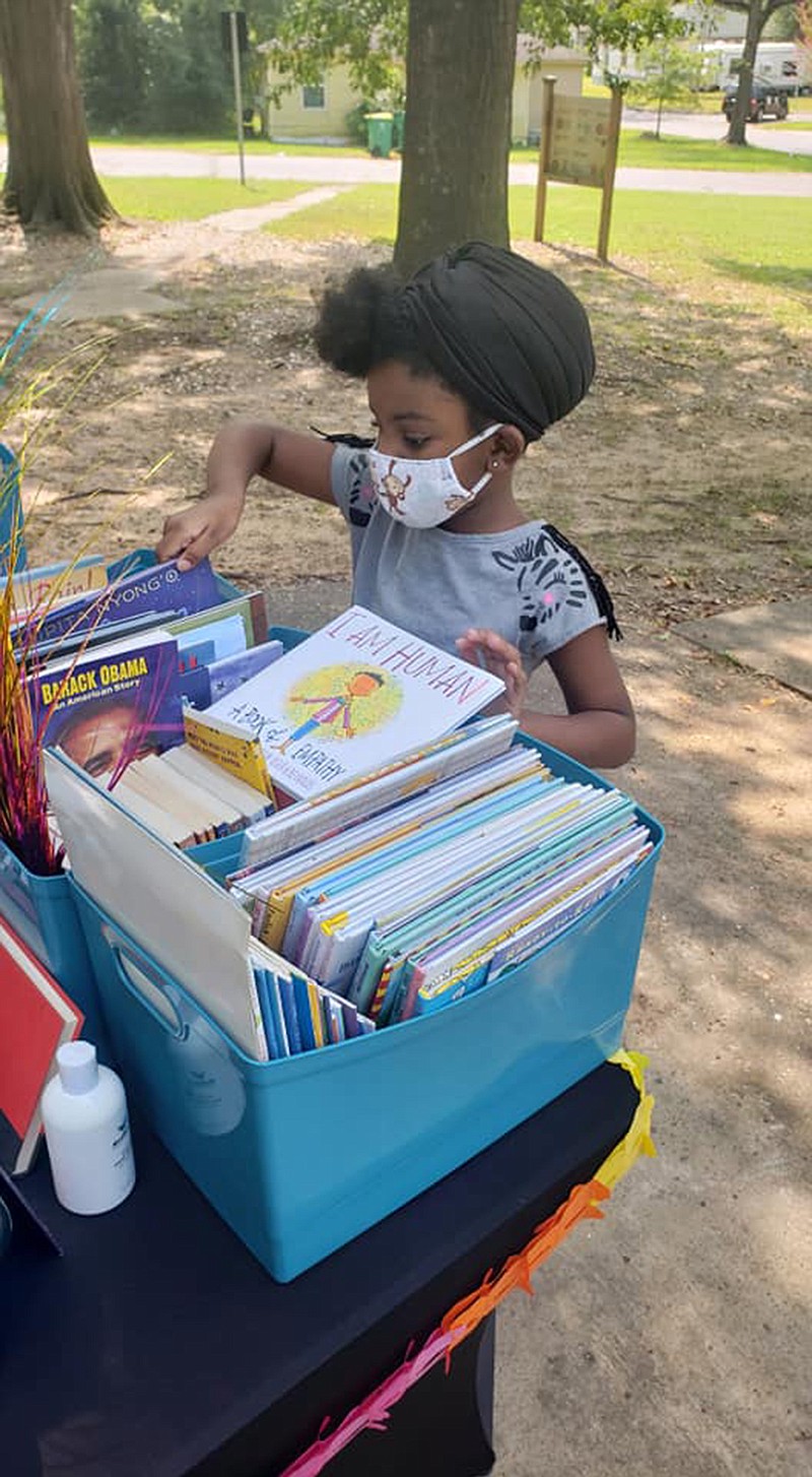 Texarkana READvolutionary Pop-Up Library will be held from noon to 2 p.m. Monday at 4014 Summerhill Road. An earlier event is seen here. (Submitted photo)

