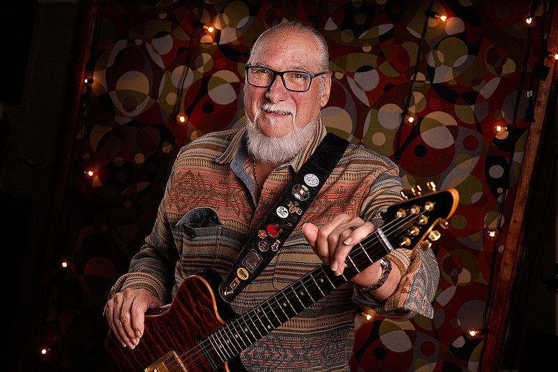 Guitarist, songwriter and record producer Steve Cropper poses Wednesday, Dec. 2, 2020, in Nashville, Tenn. Cropper has been in the music business for more than six decades. At a time when it was common for white musicians to co-opt the work of Black artists, Cropper was that rare white artist willing to keep a lower profile and collaborate. More than half a century later, he is still making music at 79 years old. His latest album is scheduled for release in April.