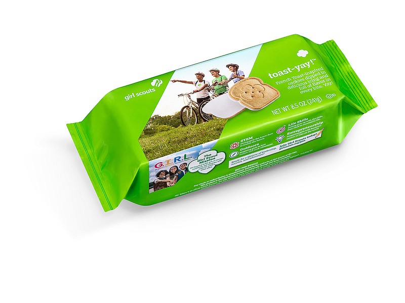 The new Toast-Yay! Girl Scout cookies. (Girl Scouts of the United States of America/TNS)