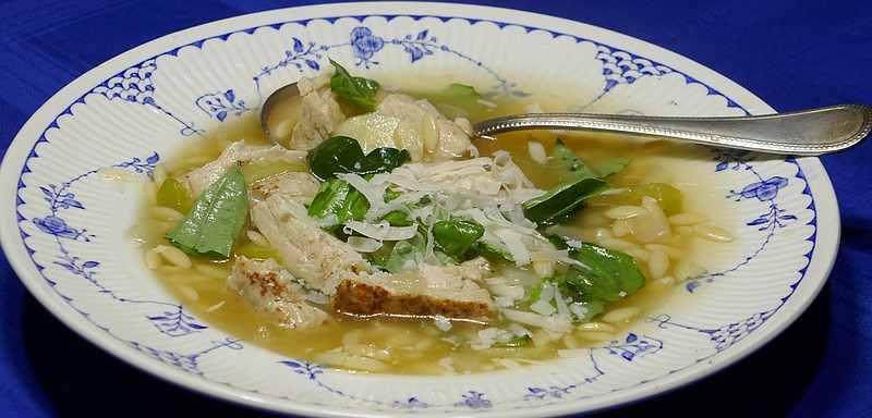Chicken Orzo Soup. (Linda Gassenheimer/TNS)