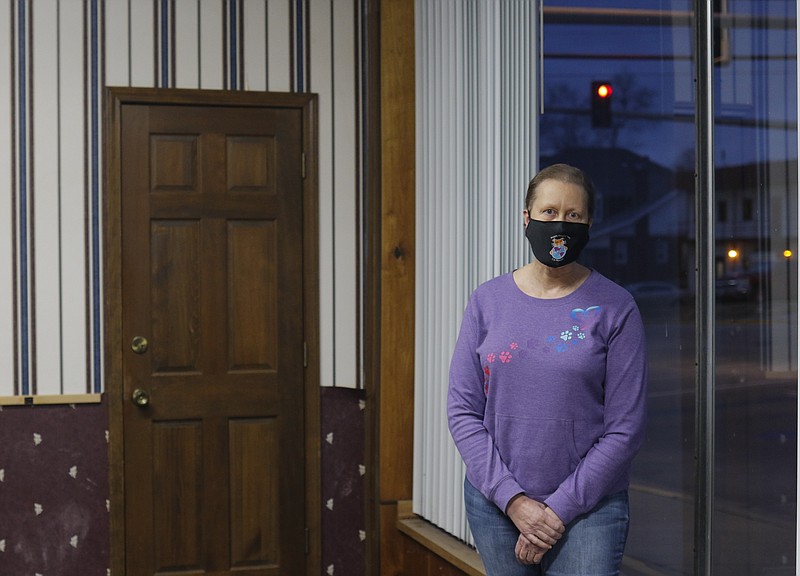 Liv Paggiarino/News Tribune

Sheila Martens, director of People Helping Paws Cat Rescue, stands in the space that will become Baristocats Cat Cafe. She is currently working and soliciting donations of labor and resources to renovate, and hopes to open in May. The cafe will partner with Campfire Coffee for products and the foster-based nonprofit will alternate its cats between foster homes and the cafe. 