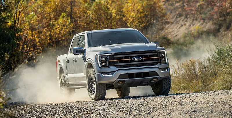Affluent buyers with big stock market portfolios helped lift 2020 sales of fully-loaded pickup trucks, such as the Ford F-150. (Ford/TNS)