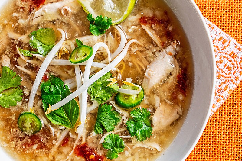 Restorative Chicken and Rice Soup. (Photo by Scott Suchman for the Washington Post.)