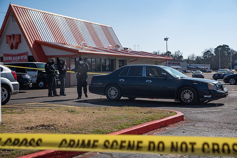 The Texarkana Texas Police Department investigates a fatal shooing that occurred late Tuesday morning behind Whataburger on New Boston Road.