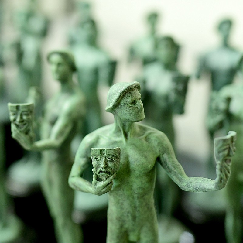 A view of the casting and molding process during the pouring of the actor statuette for the 25th Annual Screen Actors Guild Awards at American Fine Arts Foundry on Jan. 15, 2019 in Burbank, California. The 2021 SAG Awards has been moved to April 4. (Emma McIntyre/Getty Images for Turner/TNS)