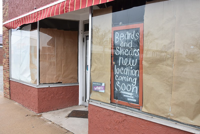 <p>Democrat photo/Paula Tredway</p><p>Beards and Shears Barbershop is set to move to the Oak Street strip in the near future. It will be located at 505 Oak Steet, next to the Moniteau County Library.</p>