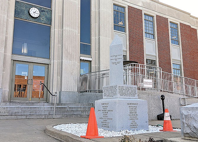 Text on the obelisk portion of the Callaway bicentennial monument doesn't reflect the final draft submitted by the Callaway 200 committee. The monument is being redone at no added cost to the county.